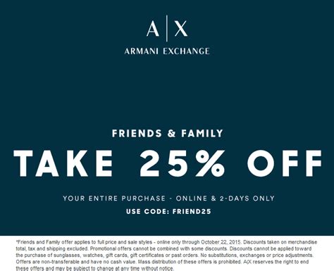 armani beauty pro discount|armani exchange promotional code.